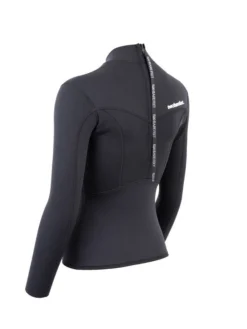 Two Bare Feet Womens Aspect Back Zip 2.5mm Wetsuit Jacket (Black) -Surfboards Sales womens aspect back zip jacket black 4