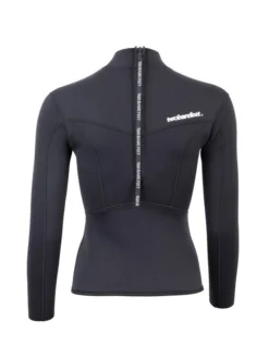 Two Bare Feet Womens Aspect Back Zip 2.5mm Wetsuit Jacket (Black) -Surfboards Sales womens aspect back zip jacket black 5