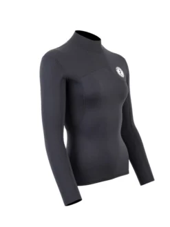 Two Bare Feet Womens Aspect Back Zip 2.5mm Wetsuit Jacket (Black) -Surfboards Sales womens aspect back zip jacket black 8