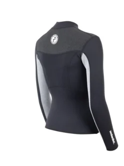 Two Bare Feet Womens Aspect Fleece Lined Zipless Thermal 2.5mm Superstretch Wetsuit Top (Black/Grey/Grey) 14 Two Bare Feet Womens Aspect Fleece Lined Zipless Thermal 2.5mm Superstretch Wetsuit Top (Black/Grey/Grey) -Surfboards Sales womens aspect fleece lined thermal top black grey grey 6