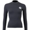 Two Bare Feet Womens Aspect Fleece Lined Zipless Thermal 2.5mm Superstretch Wetsuit Top (Black)