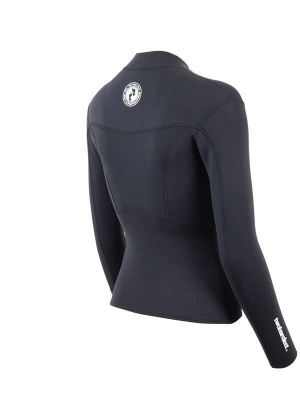 Two Bare Feet Womens Aspect Fleece Lined Zipless Thermal 2.5mm Superstretch Wetsuit Top (Black) 6 Two Bare Feet Womens Aspect Fleece Lined Zipless Thermal 2.5mm Superstretch Wetsuit Top (Black) - Image 6