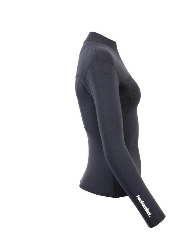 Two Bare Feet Womens Aspect Fleece Lined Zipless Thermal 2.5mm Superstretch Wetsuit Top (Black) 7 Two Bare Feet Womens Aspect Fleece Lined Zipless Thermal 2.5mm Superstretch Wetsuit Top (Black) - Image 7