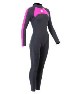 Two Bare Feet Flare 2.5mm Womens Superstretch Full Length Wetsuit (Raspberry) -Surfboards Sales womens flare full raspberry 8