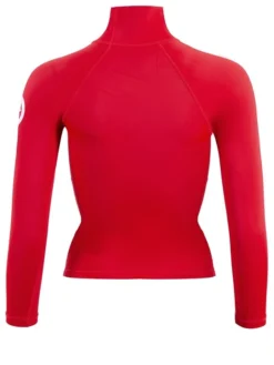 Two Bare Feet Unisex Long Sleeve Rash Vest (Red) -Surfboards Sales womens long sleeve red 5