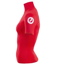 Two Bare Feet Unisex Short Sleeve Rash Vest (Red) 10 Two Bare Feet Unisex Short Sleeve Rash Vest (Red) -Surfboards Sales womens short sleeve red 3 1