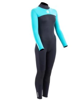 Two Bare Feet Thunderclap 2.5mm Womens Wetsuit (Aqua) -Surfboards Sales womens thunderclap full wetsuit aqua 8