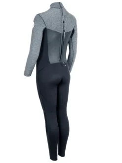 Two Bare Feet Thunderclap Pro 4/3mm Womens Winter Wetsuit (Black/Delta Grey) -Surfboards Sales womens thunderclap pro delta grey 4 6