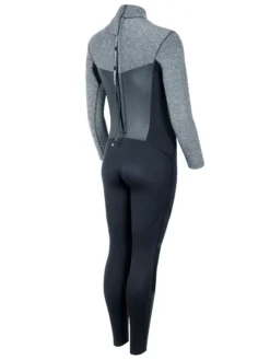 Two Bare Feet Thunderclap Pro 4/3mm Womens Winter Wetsuit (Black/Delta Grey) -Surfboards Sales womens thunderclap pro delta grey 6 6