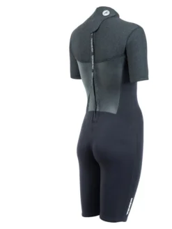 Two Bare Feet Thunderclap Pro 3/2mm Womens Shorty Wetsuit (Black/Dark Grey) -Surfboards Sales womens thunderclap pro shorty dark 6