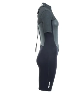 Two Bare Feet Thunderclap Pro 3/2mm Womens Shorty Wetsuit (Black/Dark Grey) -Surfboards Sales womens thunderclap pro shorty dark 7