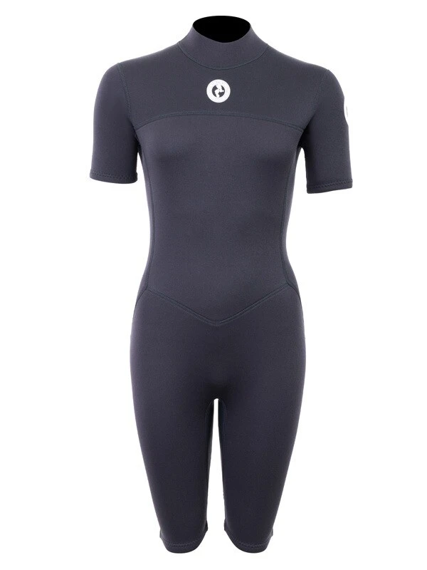 Two Bare Feet Thunderclap 2.5mm Womens Shorty Wetsuit (Black) 1 Two Bare Feet Thunderclap 2.5mm Womens Shorty Wetsuit (Black)