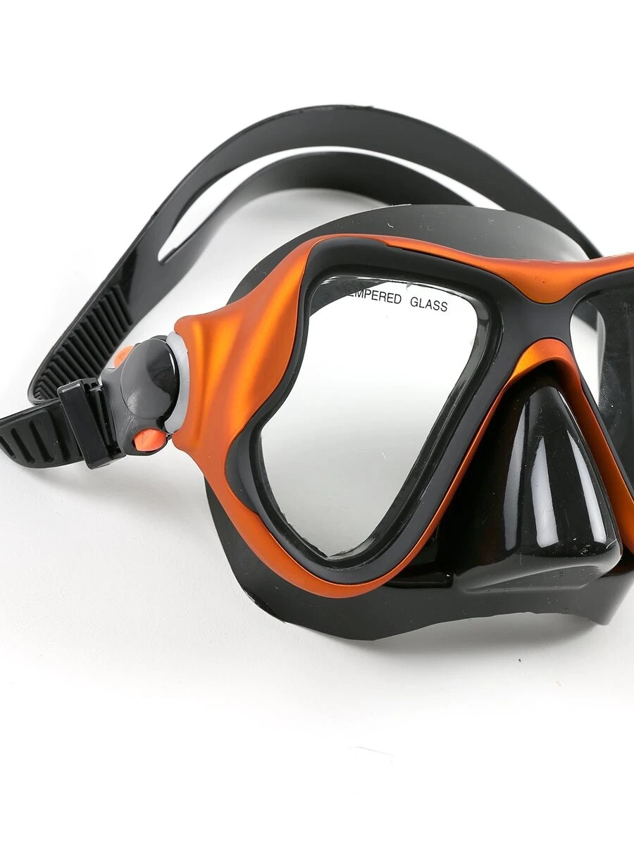 X-Dive Silicone Mask (Orange / Black) 4 X-Dive Silicone Mask (Orange / Black) - Image 4